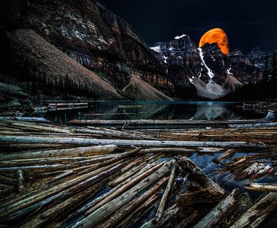 Bad Moon Rising, fine art photograph by Justin Cooper