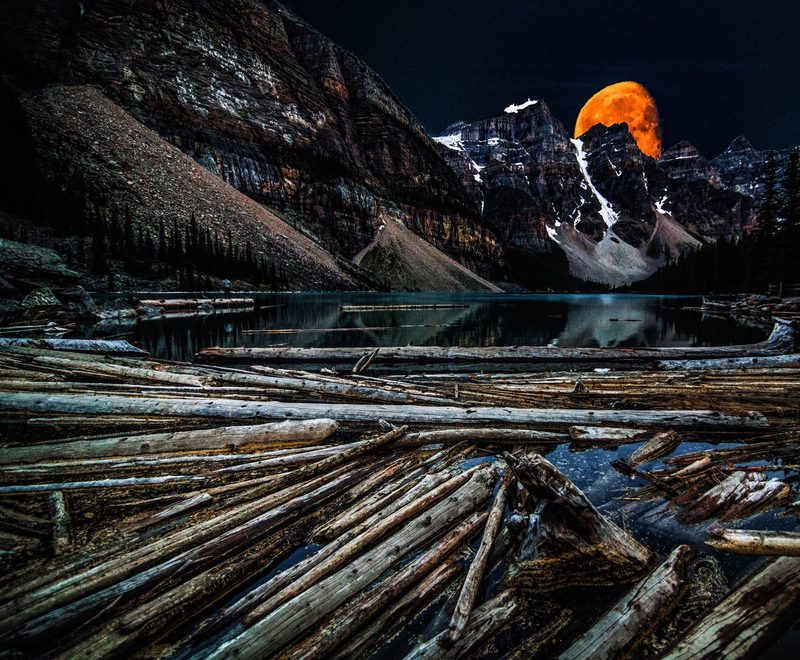Bad Moon Rising, a fine art photograph by Justin Cooper