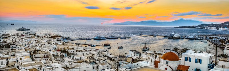 Setting Mykonos, a fine art photograph by Justin Cooper