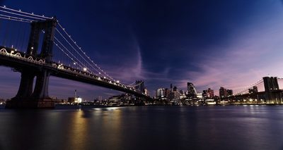Two Bridges, fine art photograph by Justin Cooper